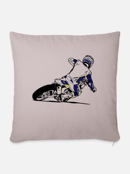 Supermoto - Sofakissenbezug 45 x 45 cm - helles Taupe