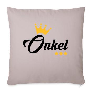 Uncle Onkel Bébé Vetter Oncle Baby Family - Sofa pillowcase 17,3'' x 17,3'' (45 x 45 cm) - light taupe - Front