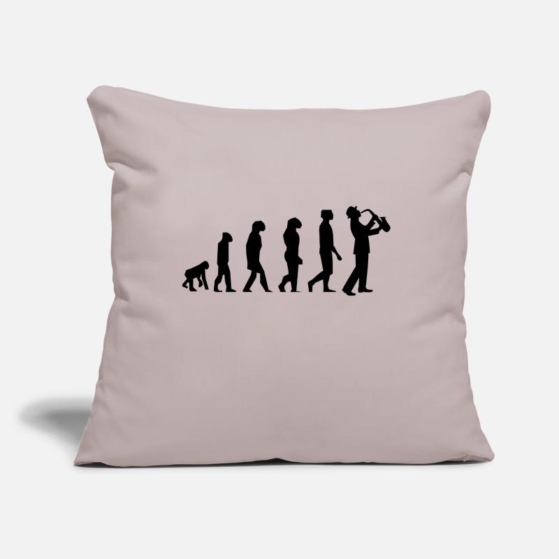 Saxo évolution Housse de coussin décorative 45 x 45 cm