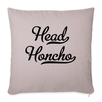 Head Honcho - Sofakissenbezug 45 x 45 cm - helles Taupe - Vorne
