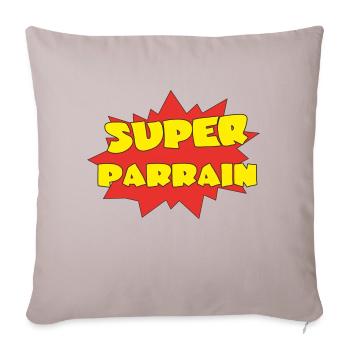 Super-SPONSOR - Sofakissenbezug 45 x 45 cm - helles Taupe - Vorne