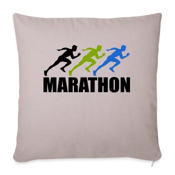 marathon - Sofa pillowcase 17,3'' x 17,3'' (45 x 45 cm) - light taupe - Front