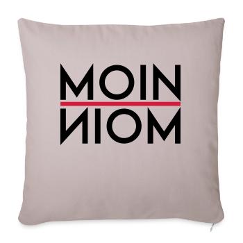 Moin Moin - Sofakissenbezug 45 x 45 cm - helles Taupe - Vorne