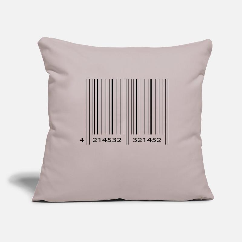strichcode2 Sofakissenbezug 45 x 45 cm