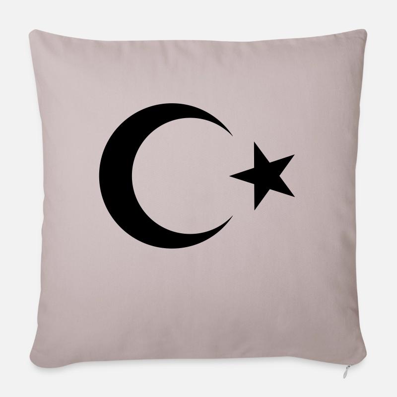 Turkey Türkei - Sofakissenbezug 45 x 45 cm - helles Taupe