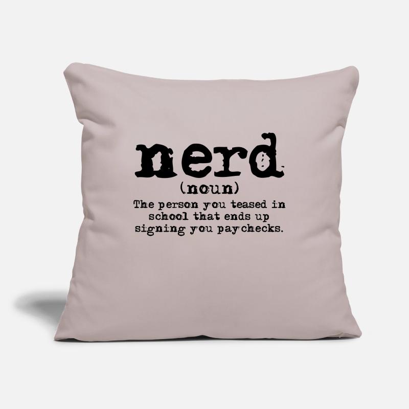 Définition de nerd Housse de coussin décorative 45 x 45 cm