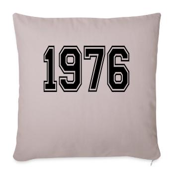 1976 - Sofa pillowcase 17,3'' x 17,3'' (45 x 45 cm) - light taupe - Front