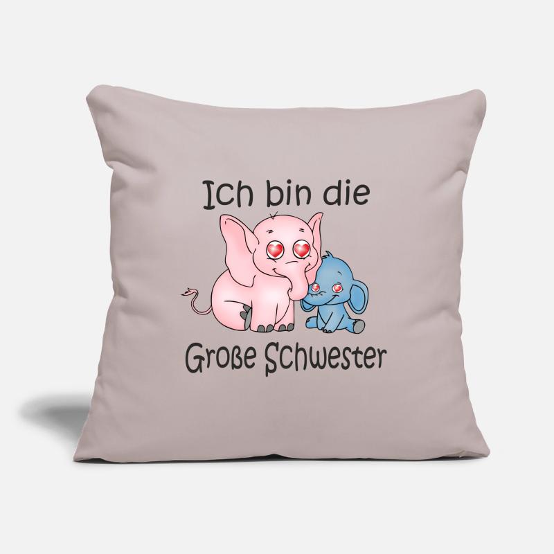 Ich Bin Die Große Schwester Sofakissenbezug 45 x 45 cm