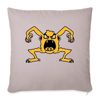 monster - Sofa pillowcase 17,3'' x 17,3'' (45 x 45 cm) - light taupe - Front