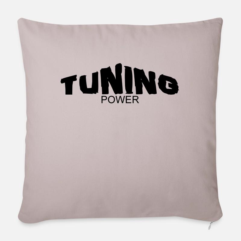 tuning power - Sofakissenbezug 45 x 45 cm - helles Taupe