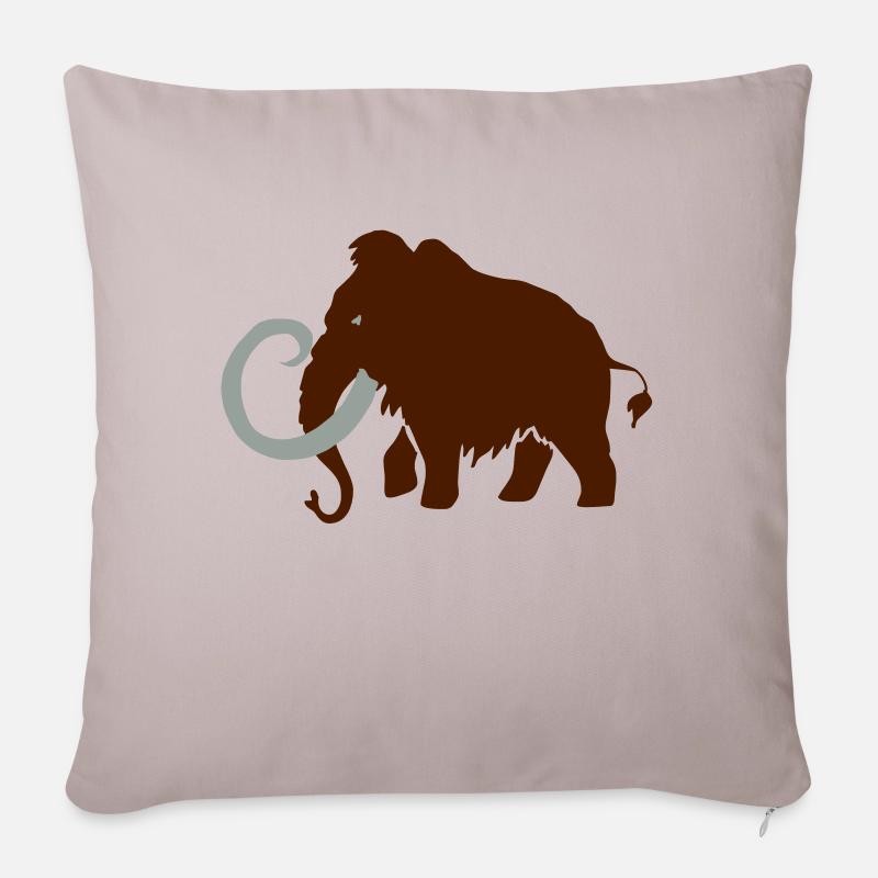 Mammut - Sofakissenbezug 45 x 45 cm - helles Taupe