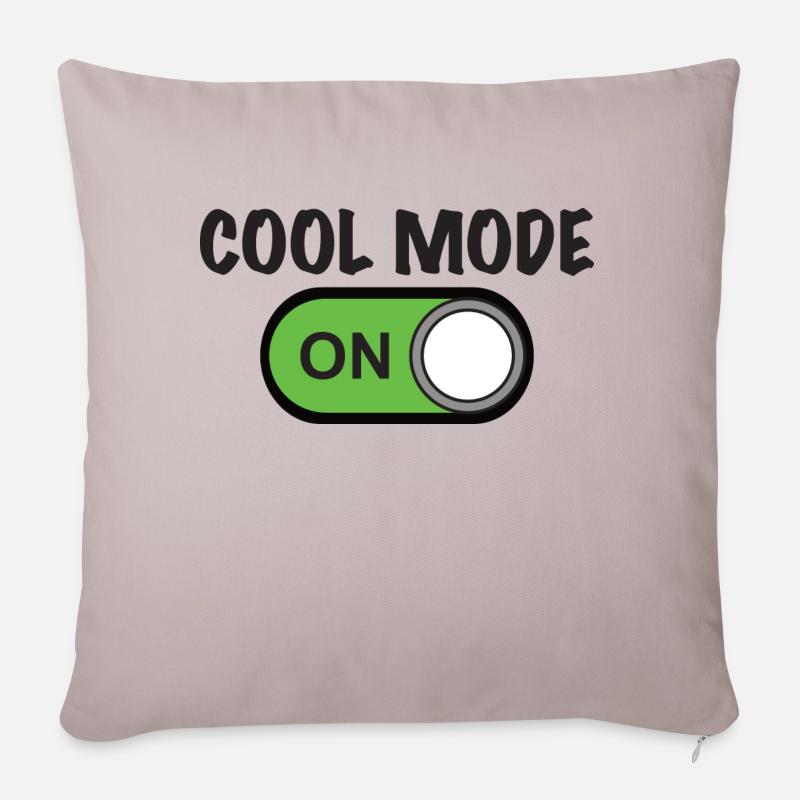 MODE COOL ON - Housse de coussin décorative 45 x 45 cm - taupe clair