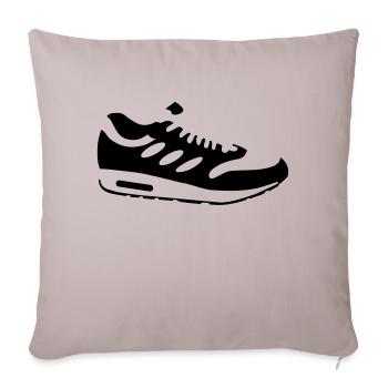 schuh__f1 - Housse de coussin décorative 45 x 45 cm - taupe clair - Devant