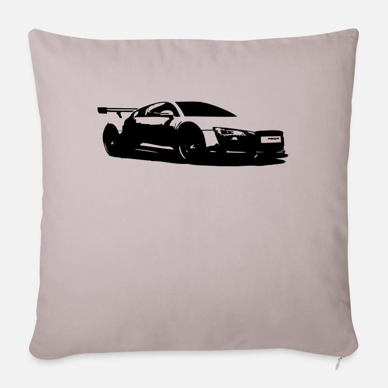 Balances sport R8 - Housse de coussin décorative 45 x 45 cm - taupe clair