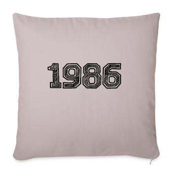 1986 - Sofa pillowcase 17,3'' x 17,3'' (45 x 45 cm) - light taupe - Front