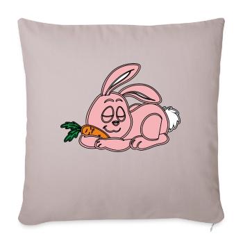 Hare - Sofa pillowcase 17,3'' x 17,3'' (45 x 45 cm) - light taupe - Front