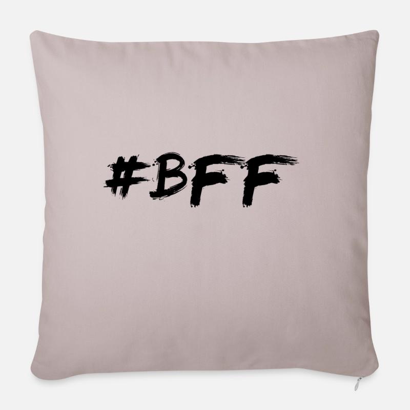 BFF - Sofakissenbezug 45 x 45 cm - helles Taupe