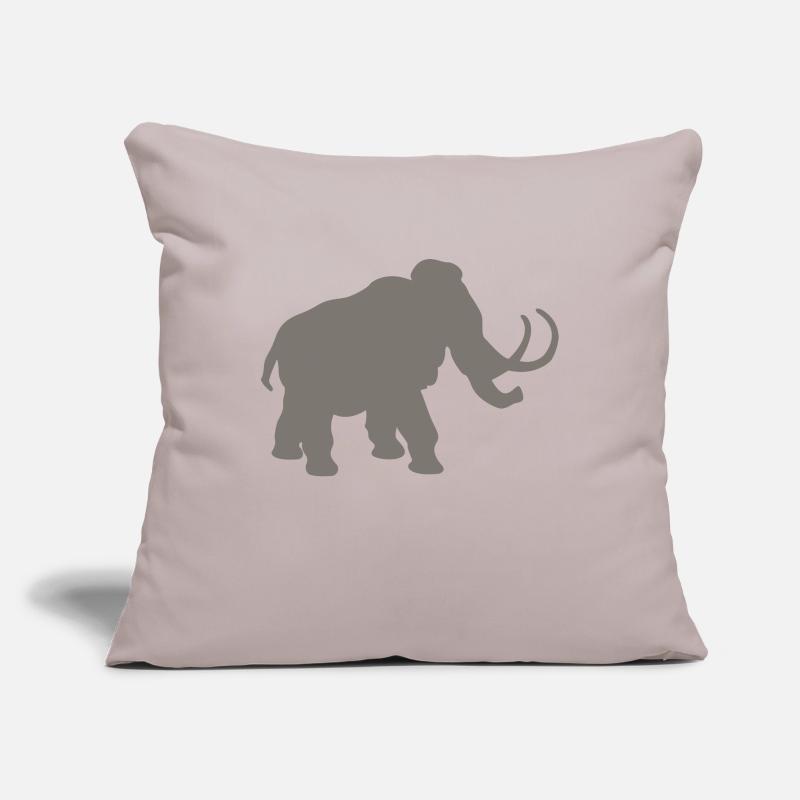 mammouth Housse de coussin décorative 45 x 45 cm