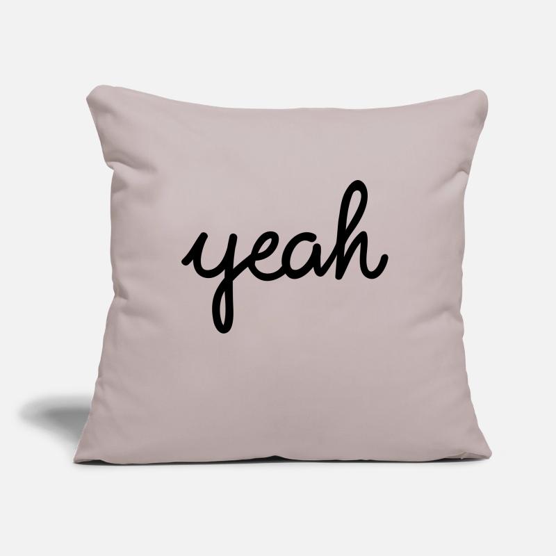 yeah Sofa pillowcase 17,3'' x 17,3'' (45 x 45 cm)