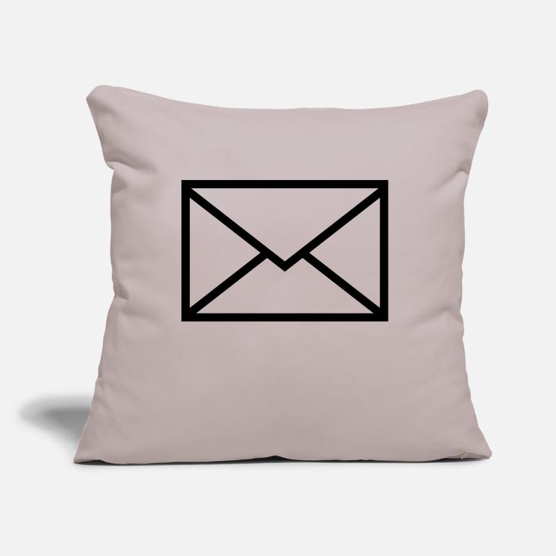 Mail envelope Sofa pillowcase 17,3'' x 17,3'' (45 x 45 cm)
