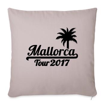 Mallorca 2017 - Housse de coussin décorative 45 x 45 cm - taupe clair - Devant