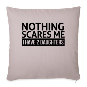 daughters - Sofa pillowcase 17,3'' x 17,3'' (45 x 45 cm) - light taupe - Front