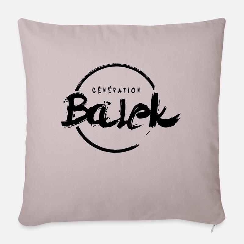 Génération Balek - Housse de coussin décorative 45 x 45 cm - taupe clair