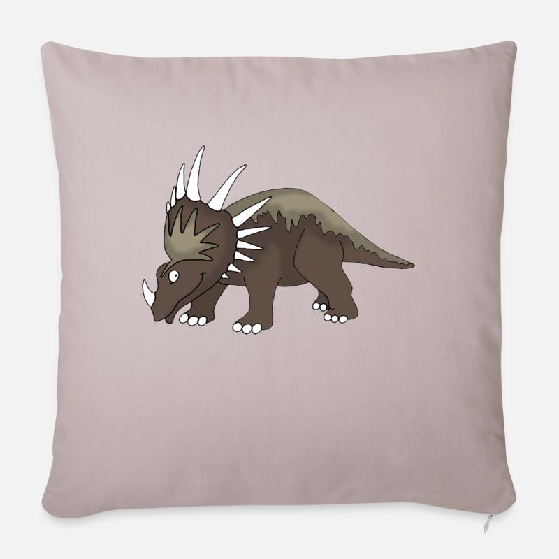 Dino 26 - Sofakissenbezug 45 x 45 cm - helles Taupe