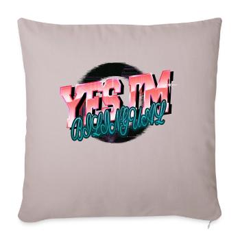 Cool Analyst Awesome Computer Science - Sofa pillowcase 17,3'' x 17,3'' (45 x 45 cm) - light taupe - Front