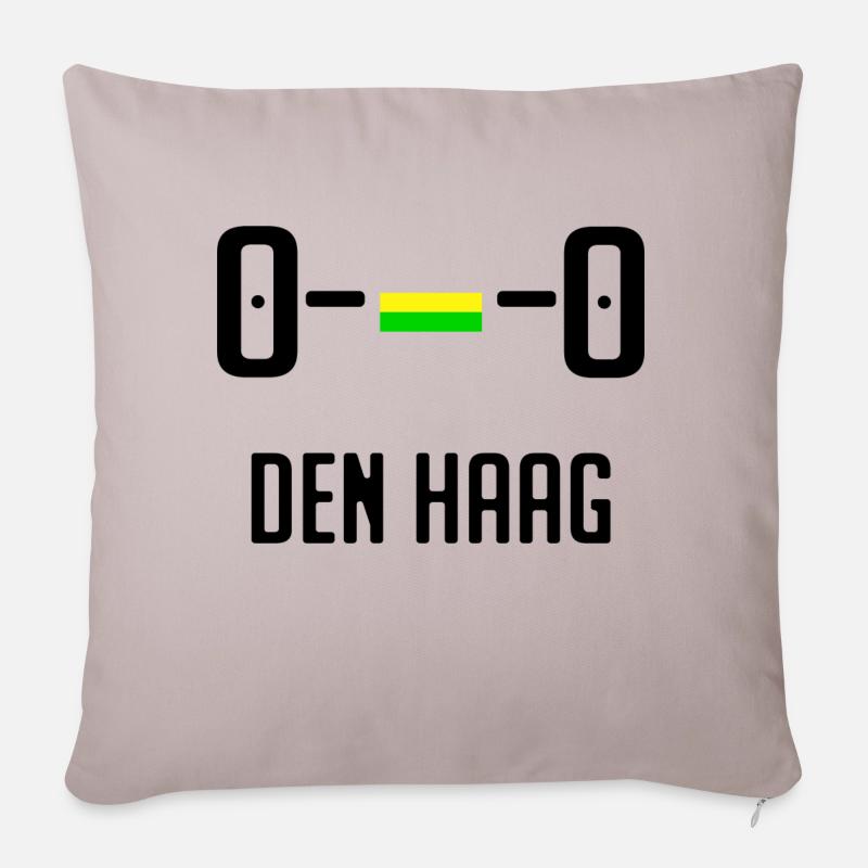 O O DIE HAAGER FRAUEN - Sofakissenbezug 45 x 45 cm - helles Taupe