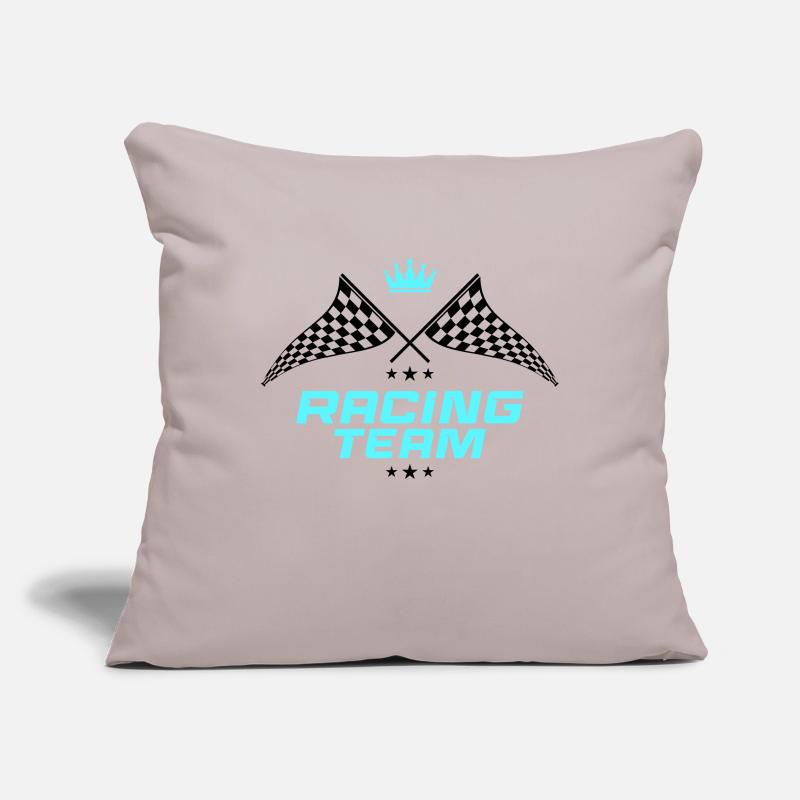 Équipe de course Housse de coussin décorative 45 x 45 cm