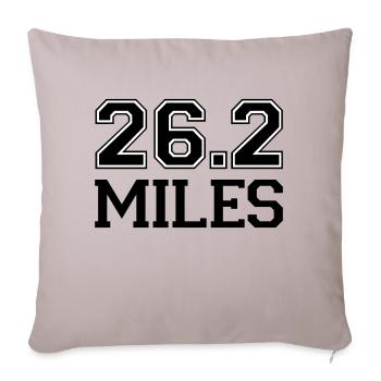 Marathon - Housse de coussin décorative 45 x 45 cm - taupe clair - Devant