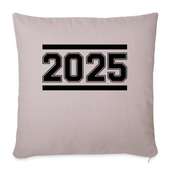 2025 - Sofakissenbezug 45 x 45 cm - helles Taupe - Vorne