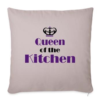 Tablier de cuisine femme - Housse de coussin décorative 45 x 45 cm - taupe clair - Devant