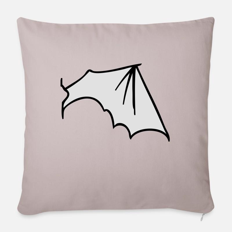 batwing_right - Sofakissenbezug 45 x 45 cm - helles Taupe