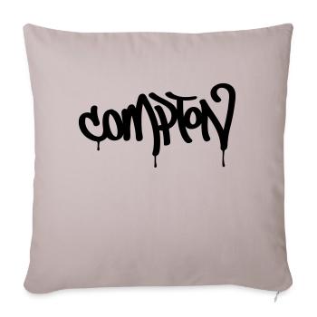 COMPTON - Sofakissenbezug 45 x 45 cm - helles Taupe - Vorne