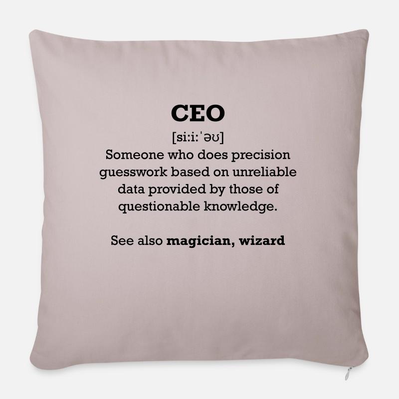 CEO - wizard - Sofakissenbezug 45 x 45 cm - helles Taupe