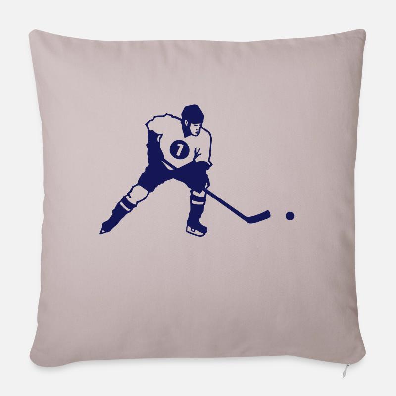 eis hockey - Sofakissenbezug 45 x 45 cm - helles Taupe
