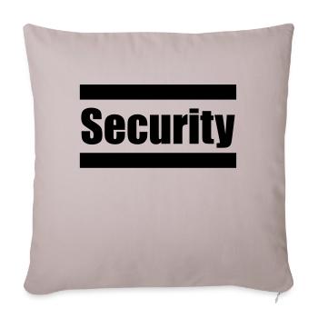 Security - Sofa pillowcase 17,3'' x 17,3'' (45 x 45 cm) - light taupe - Front