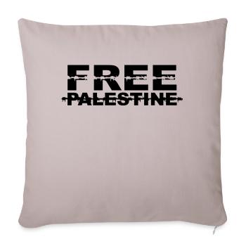 free palestine - Housse de coussin décorative 45 x 45 cm - taupe clair - Devant