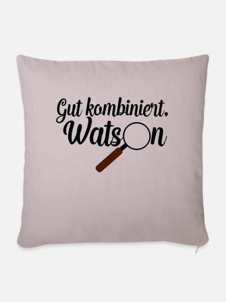 gut kombiniert watson - Sofakissenbezug 45 x 45 cm - helles Taupe