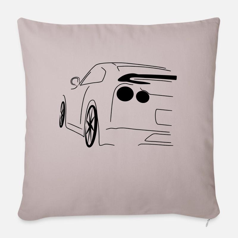 GTR Racing - Sofakissenbezug 45 x 45 cm - helles Taupe