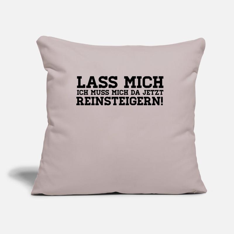 LET ME clean boost! Housse de coussin décorative 45 x 45 cm