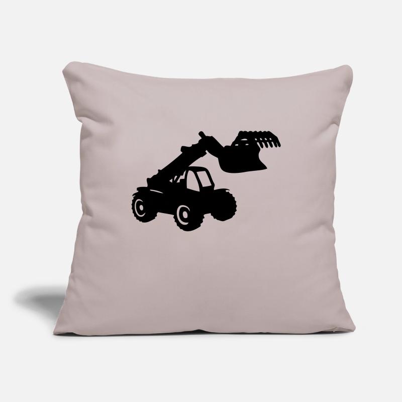 fork loader Sofa pillowcase 17,3'' x 17,3'' (45 x 45 cm)
