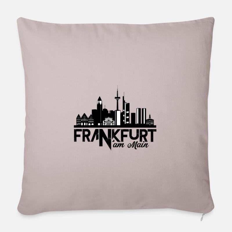 Frankfurt am Main - Sofakissenbezug 45 x 45 cm - helles Taupe