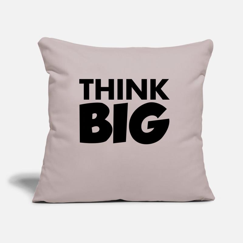 Think Big Sofa pillowcase 17,3'' x 17,3'' (45 x 45 cm)