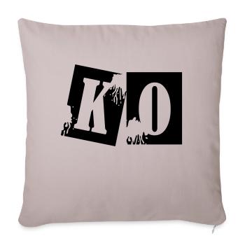 ko_boxing_01 - Housse de coussin décorative 45 x 45 cm - taupe clair - Devant