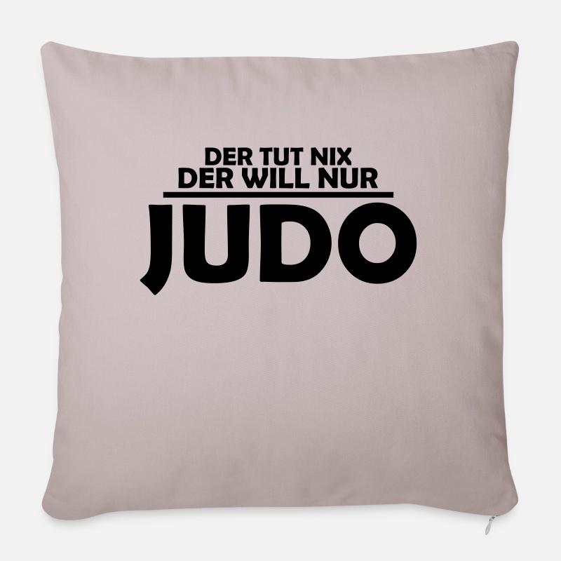 judo - Sofakissenbezug 45 x 45 cm - helles Taupe