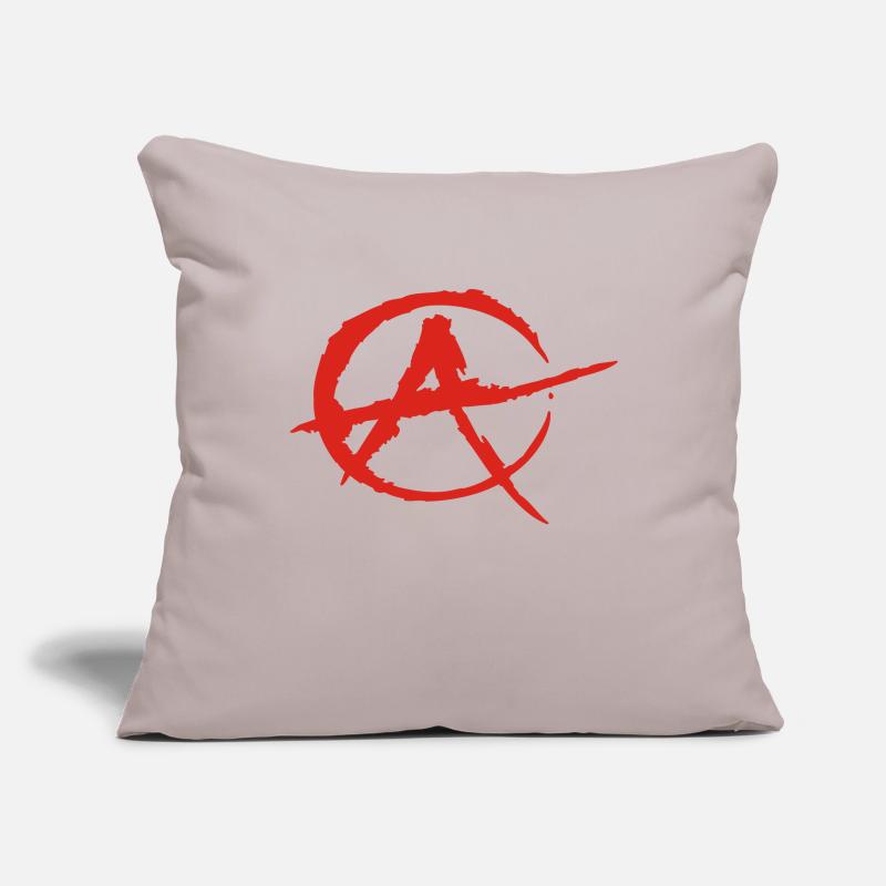 anarchy Housse de coussin décorative 45 x 45 cm