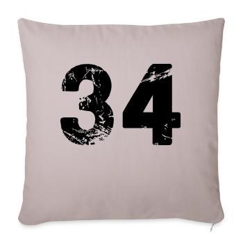 34 - Sofa pillowcase 17,3'' x 17,3'' (45 x 45 cm) - light taupe - Front